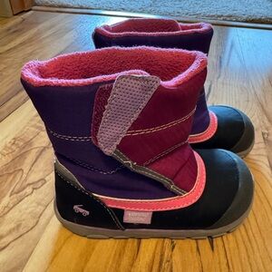 See Kai Run Kids Boots - Purple and Pink